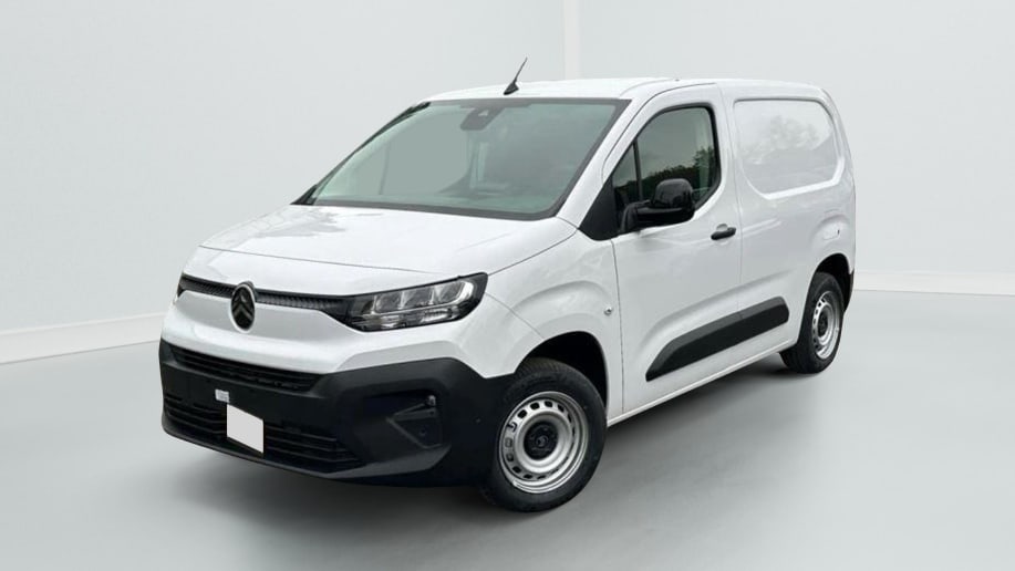 Citroën Berlingo 1.5 BlueHDi S&S 100CH  FOURGON M 650KG 3 PLACES + PACK PREMIUM CONNECT + PLANCHER BOIS Blanc