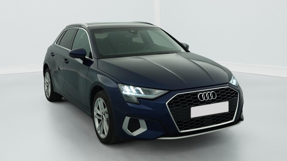 Audi A3 SPORTBACK 30 TDI 116 S tronic 7 Design Bleu Navarre