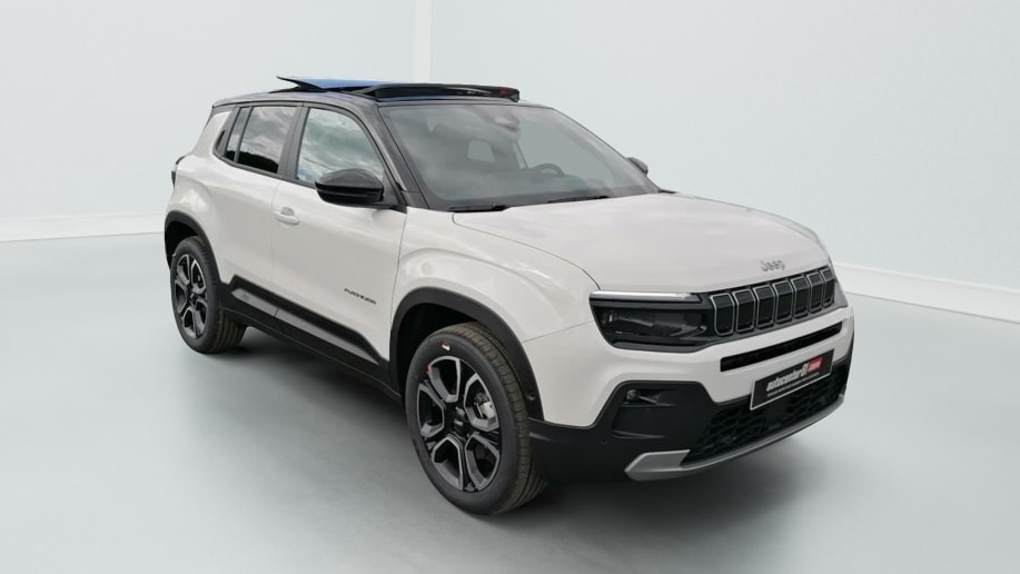 Jeep Avenger 1.2 T3 E-HYBRID 110 BVR SUMMIT Blanc + Toit Noir