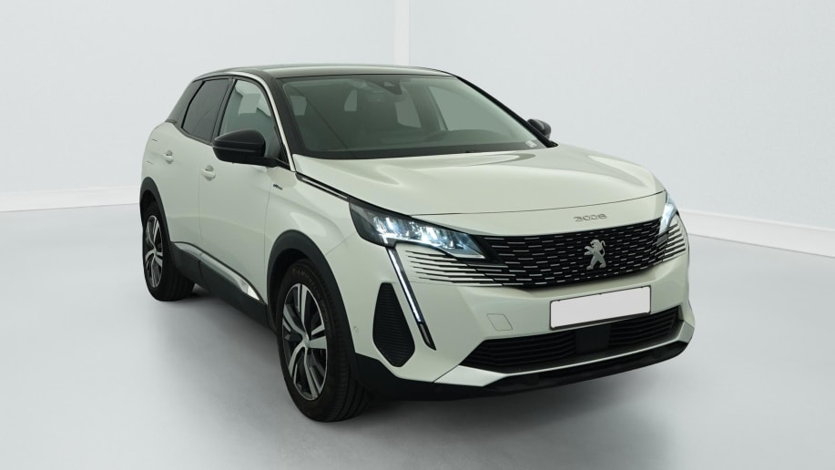 Peugeot 3008 HYBRID 225 E-EAT8 ALLURE PACK Blanc Nacré / Toit Black Diamond