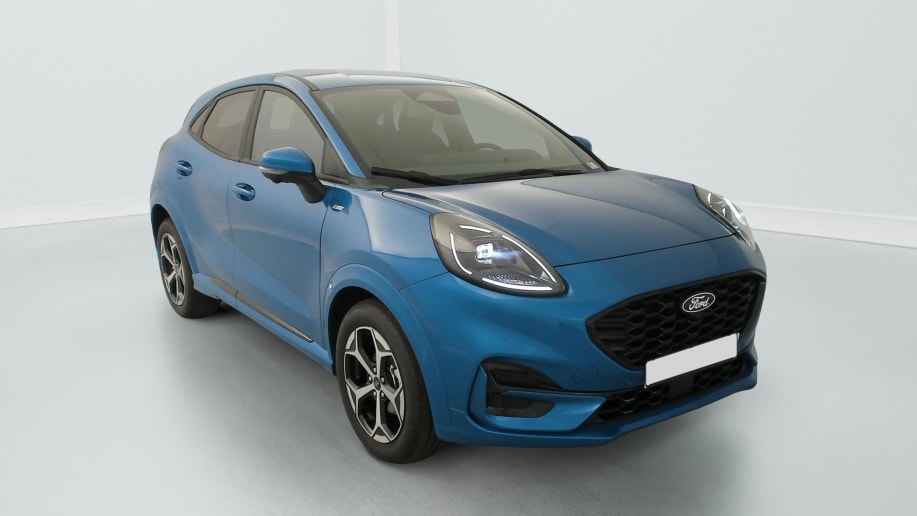 Ford PUMA 1.0 EcoBoost 125 ch mHEV S&S Powershift ST-Line Fashion Bleu Aqua