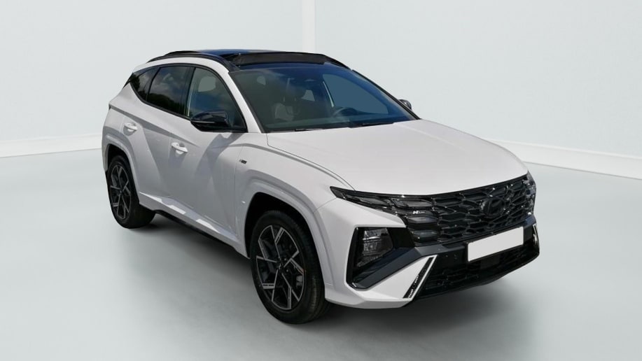 Hyundai Tucson 1.6 T-GDI HYBRID 239 N LINE Blanc Serenity
