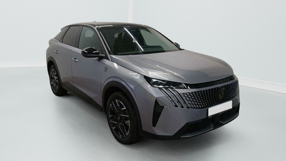 Peugeot 3008 Hybrid 136 e-DCS6 GT gris artense