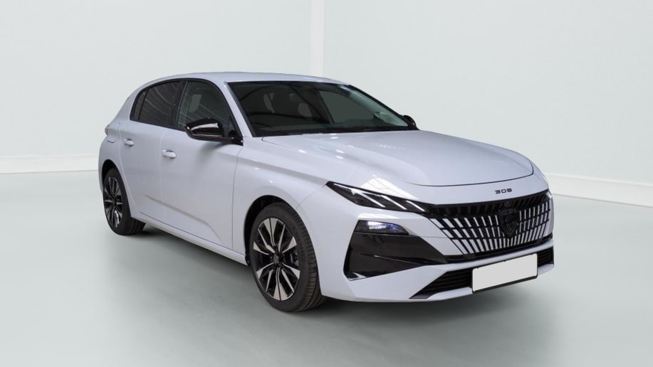 Peugeot 308 NOUVELLE 308 Hybrid 145 e-DCS6 Allure Blanc Okenite