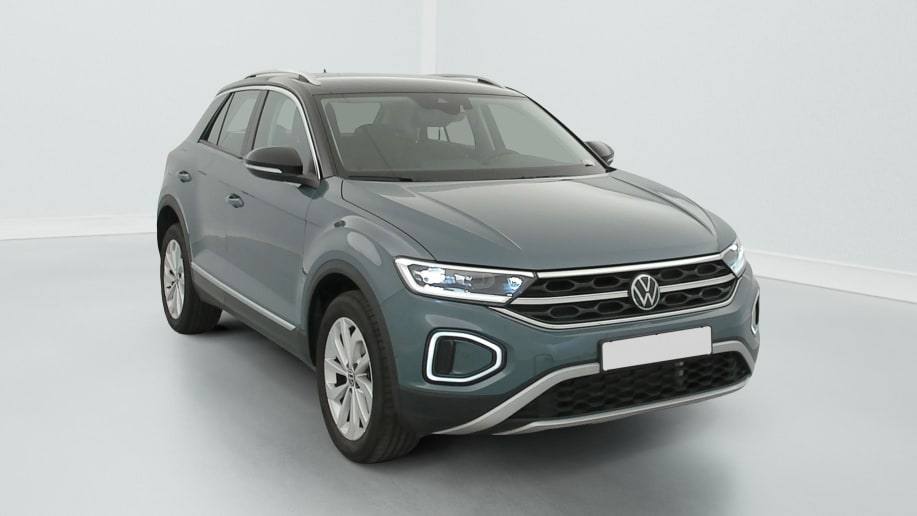Volkswagen T-roc 1.0 TSI 116 START/STOP BVM6 STYLE Bleu Pétrole / Toit Noir (Z3a1)