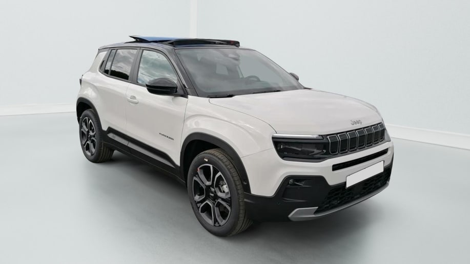 Jeep Avenger 1.2 T3 E-HYBRID 110 BVR SUMMIT Blanc + Toit Noir