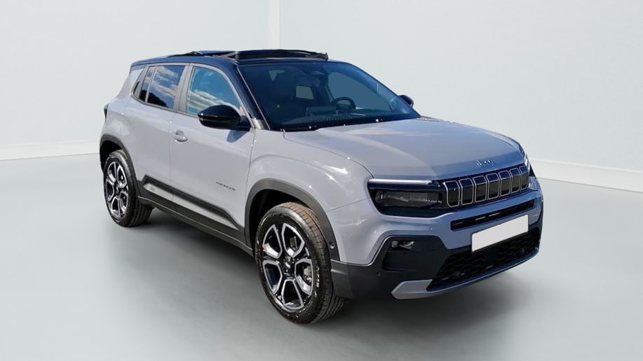Jeep Avenger 1.2 T3 E-HYBRID 110 BVR SUMMIT Gris Storm + Toit Noir
