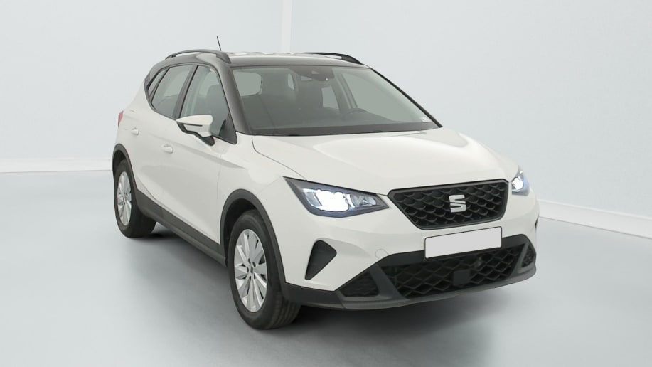Seat Arona 1.0 TSI 95 ch Start/Stop BVM5 Style Business Blanc Candy Toit Noir 