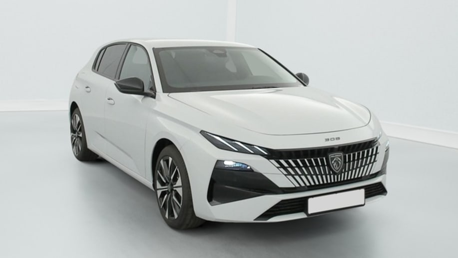 Peugeot 308 NOUVELLE HYBRID 145 E-DCS6 ALLURE Blan Okénite