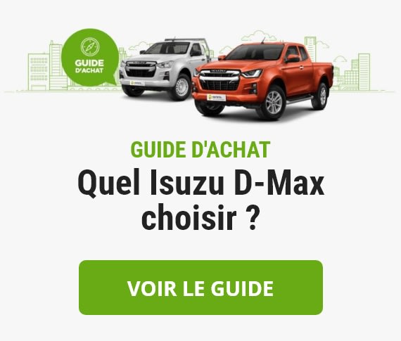 Lien ouvrant dans une nouvelle page le guide d'achat "Quel Isuzu D-Max choisir" 