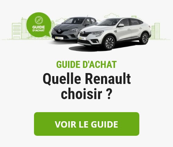 Lien ouvrant dans une nouvelle page le guide d'achat "Quelle Renault choisir" 