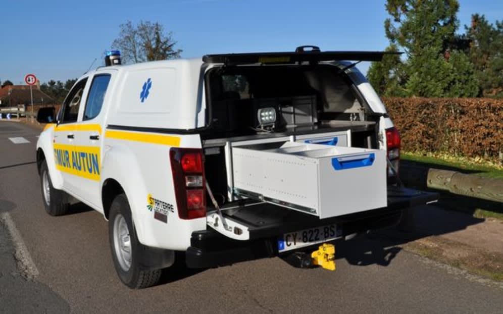 Un Isuzu D-Max au cœur du SMUR d’Autun