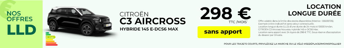 Offre lld c3 aircross 2025