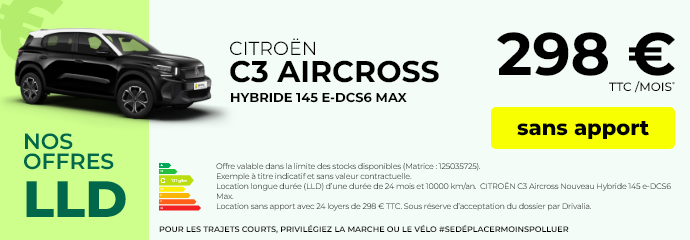 Offre lld c3 aircross 2025