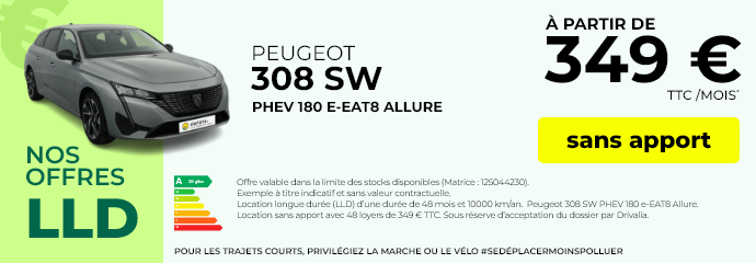 Offre lld 308 sw phev