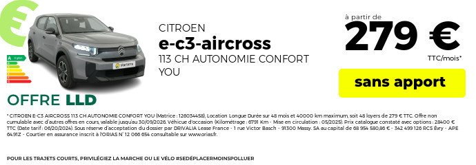 Offre septembre 2026 e c3 aircross