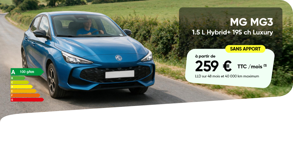 offre octobre 2026 mg mg3