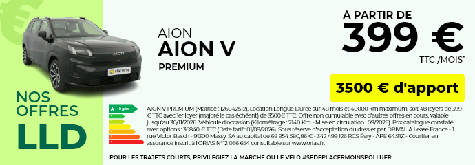 Offre octobre 2026 aion v