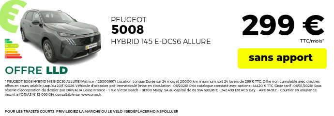 Offre octobre 2026 peugeot 5008