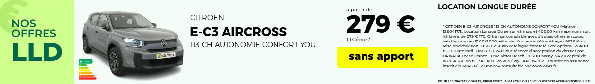 Offre octobre 2026 e c3 aircross