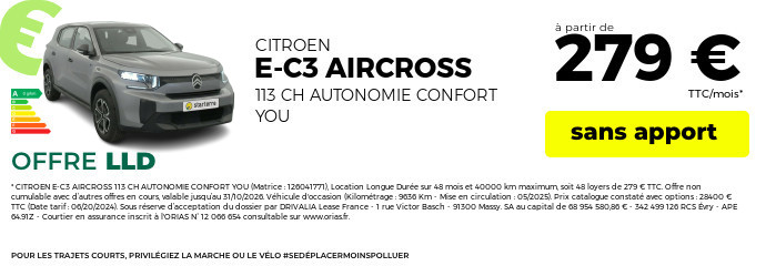 Offre octobre 2026 e c3 aircross